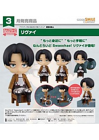 Figurine Nendoroid Swacchao Attack On Titan Par Good Smile Company - Levi Ackerman 10 CM